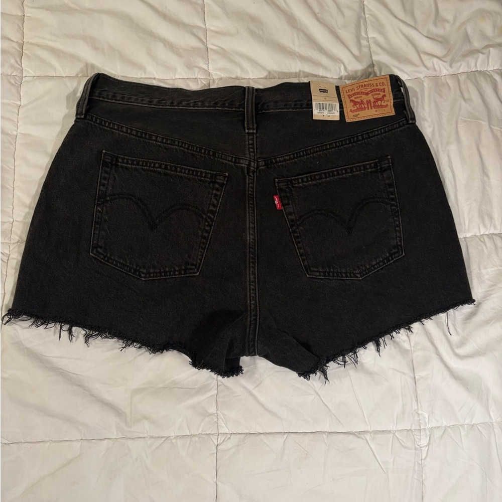 Levi's Women's Black Denim Shorts
